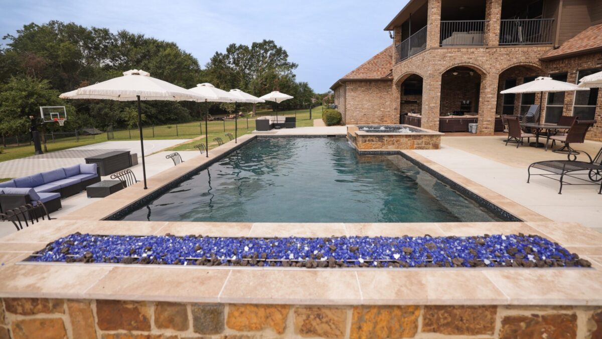 Fire Features by Firehouse Pools Fire Walls & Linear Flame Features
